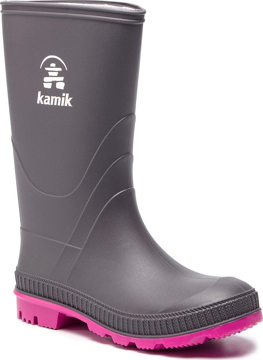 Holínky Kamik Stomp EK4149 Chercoal Magenta