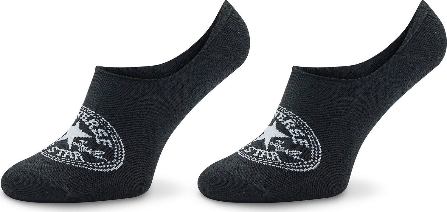 Sada 2 párů pánských ponožek Converse E1138B-2020 Černá