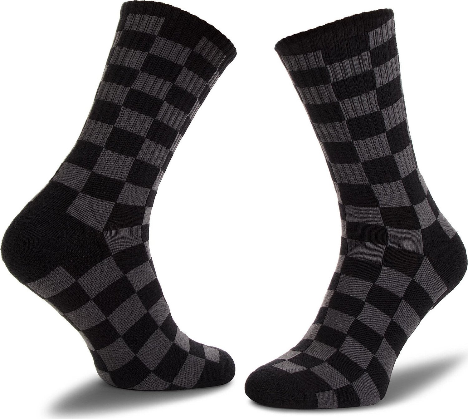 Klasické ponožky Unisex Vans Checkerboard Crew VN0A3H3NBA5 r.38,5/42 Black/Charco