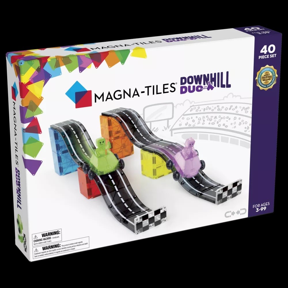 Magnetická stavebnice Downhill Duo 40 dílů - Magna-Tiles