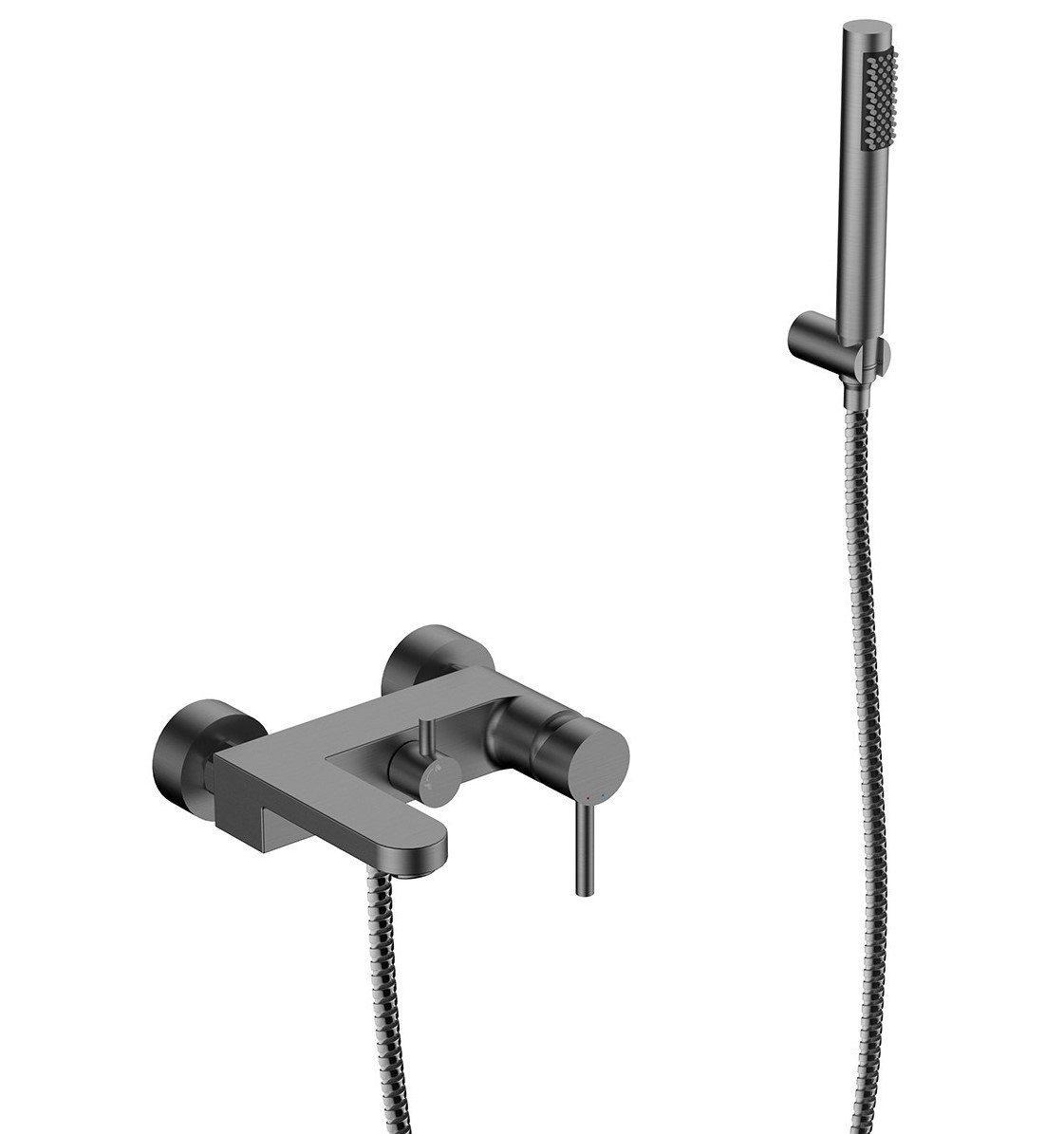 BESCO Olsen Spa  DECCO BABWDSGR - Nástěnná vanová baterie DECCO grafitová s příslušenstvím