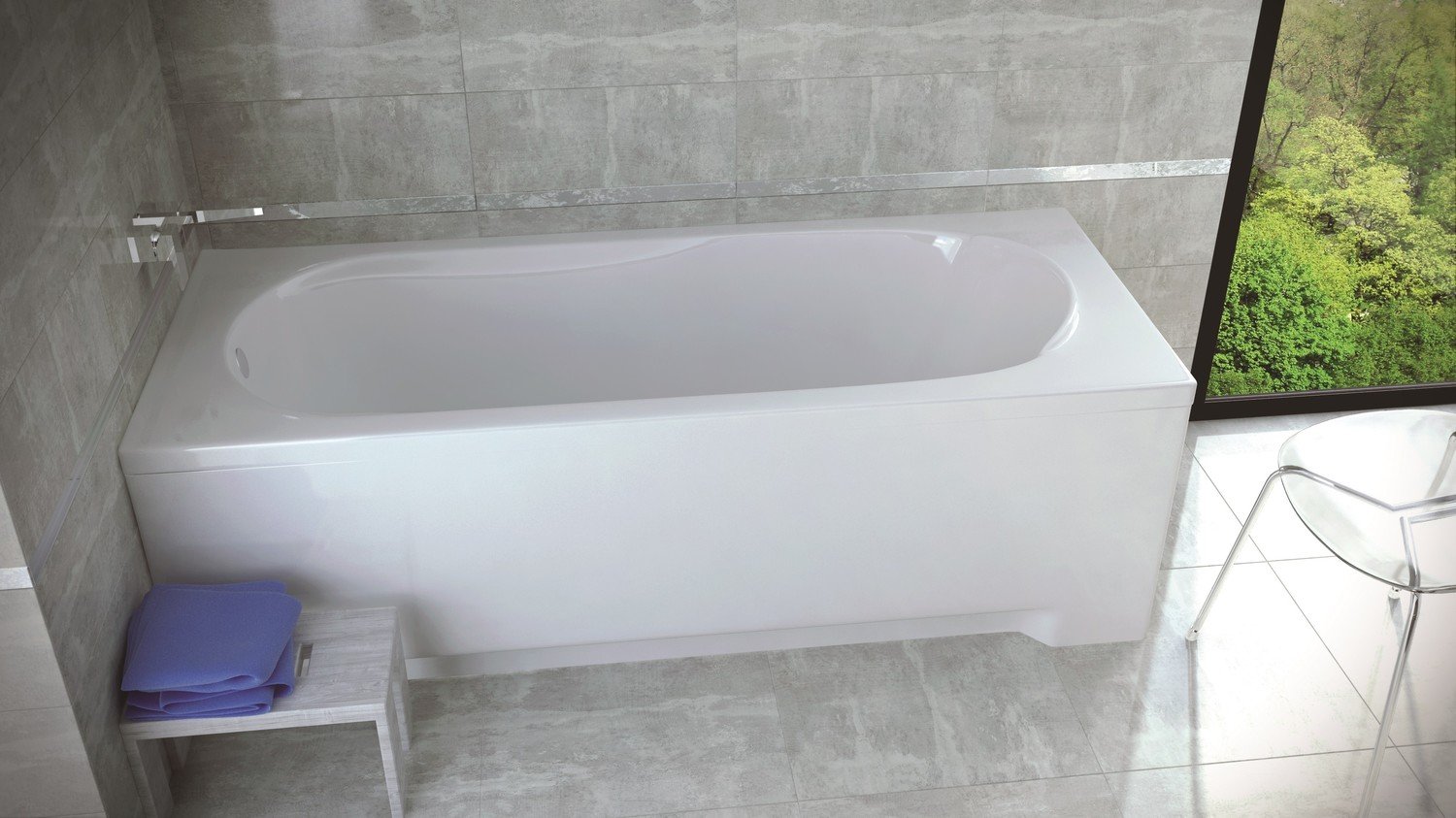 BESCO Olsen Spa  OLVVIN14 - Obdélníková vana VINDOBONA