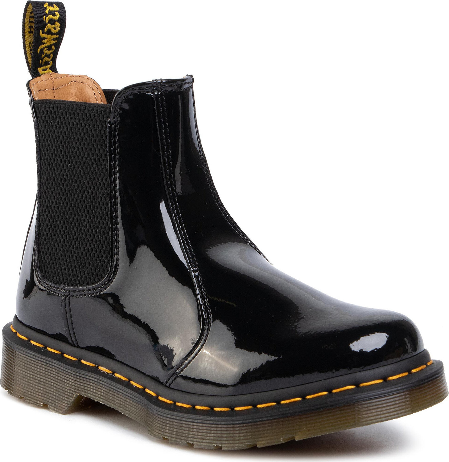 Kotníková obuv s elastickým prvkem Dr. Martens 2976 Patent Lamper 25278001 Black