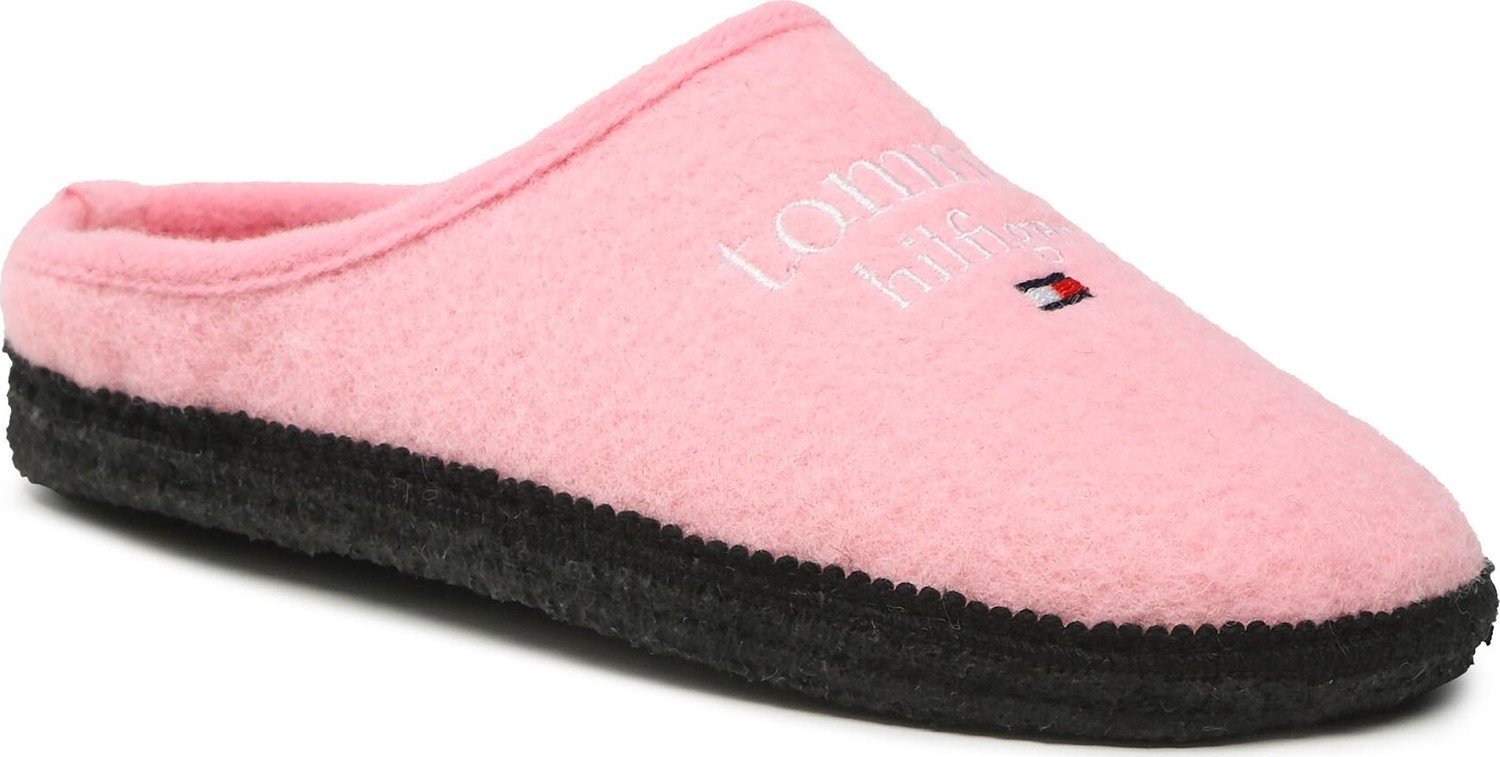 Bačkory Tommy Hilfiger Indoor Slipper T3A0-32441-1506 Pink 302