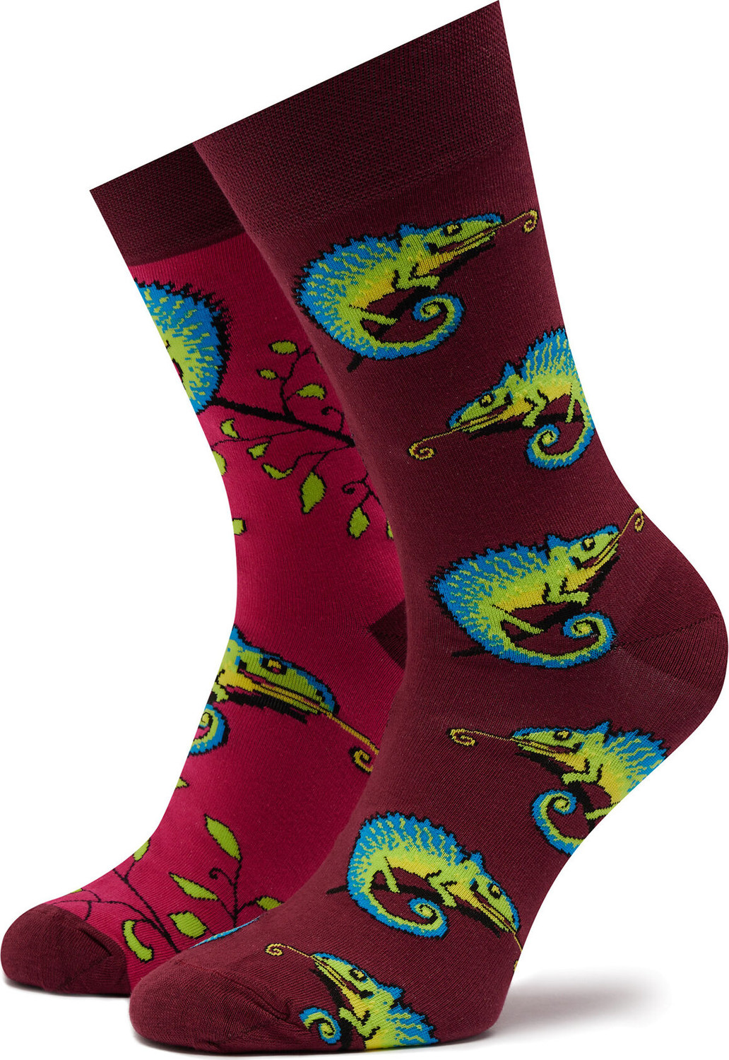 Klasické ponožky Unisex Funny Socks Chameleon SM1/32 Barevná