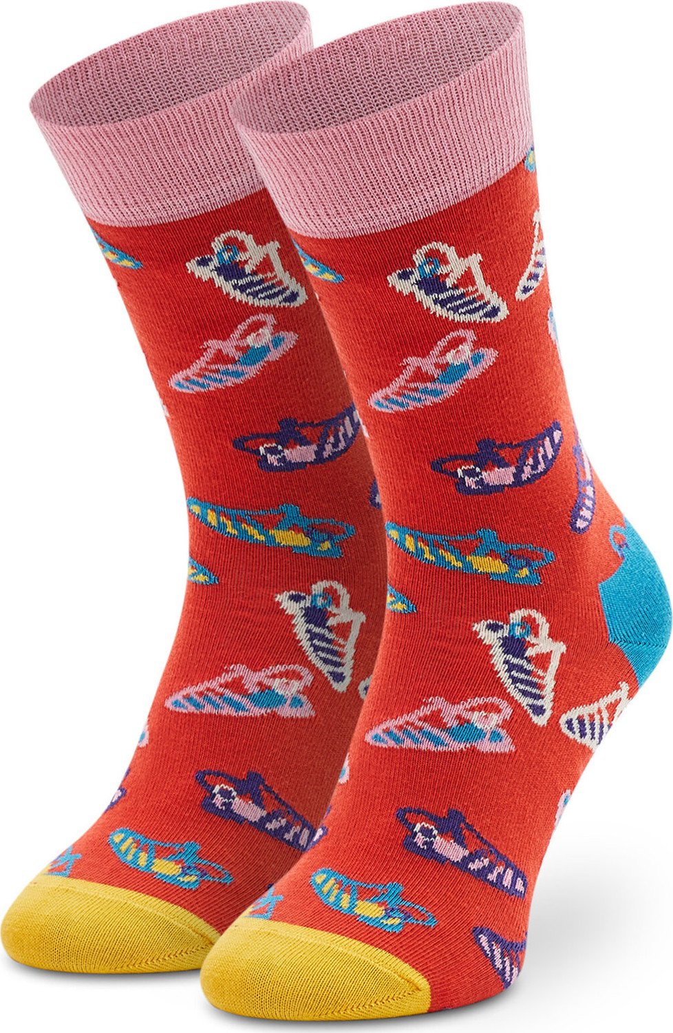 Klasické ponožky Unisex Happy Socks SAN01-4300 Červená