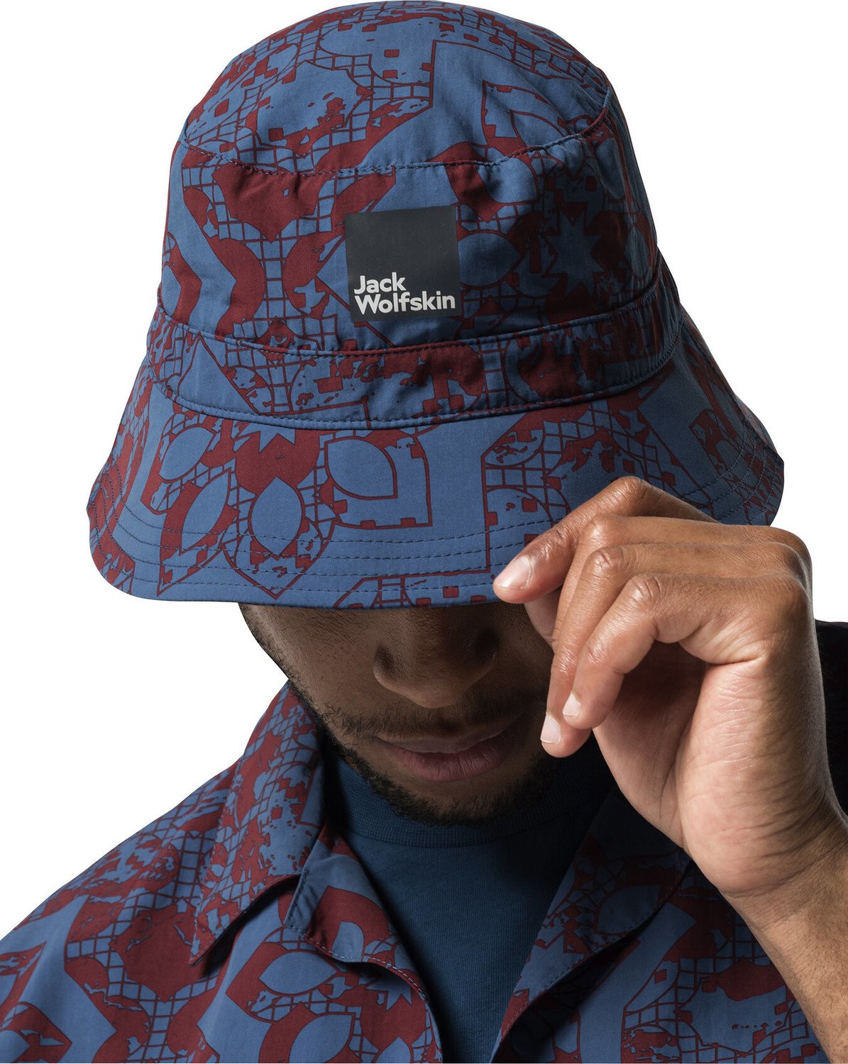 Klobouk Jack Wolfskin Konstabler Bucket Hat 1911341 Blue Daze 51