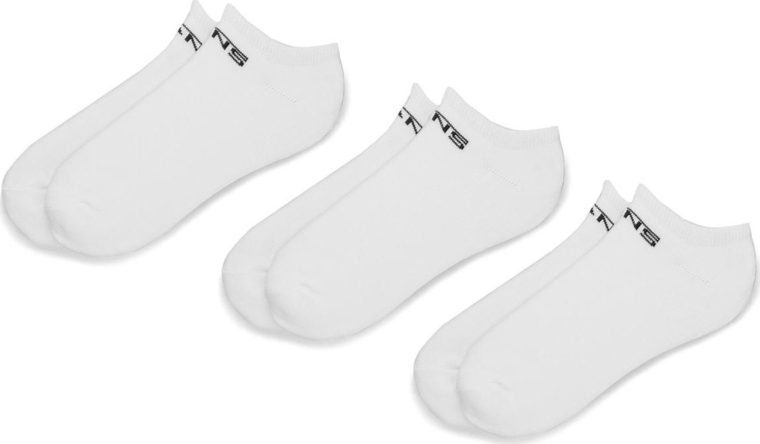 Sada 3 párů dámských nízkých ponožek Vans Classic Kick VN000XSXWHT White