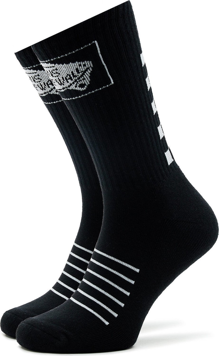 Pánské klasické ponožky Vans Vans Dna Crew VN00067NBLK1 Micro Trails Black