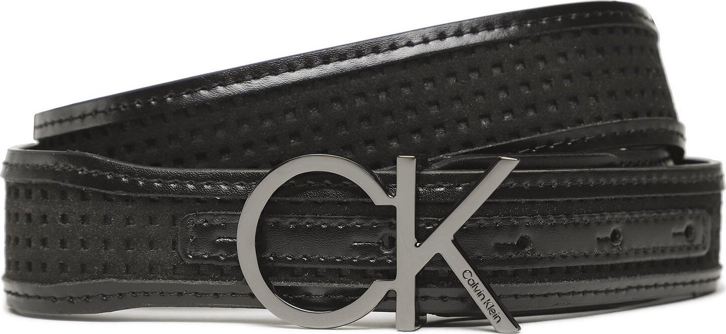 Dámský pásek Calvin Klein Re-Lock Insert 3 Cm Perf Belt K60K610497 BAX