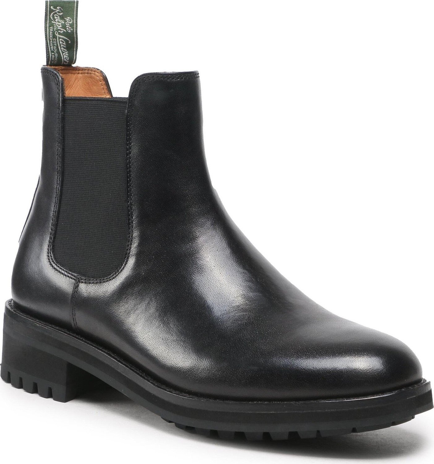 Kotníková obuv s elastickým prvkem Polo Ralph Lauren Bryson Chls 812754385001 Black
