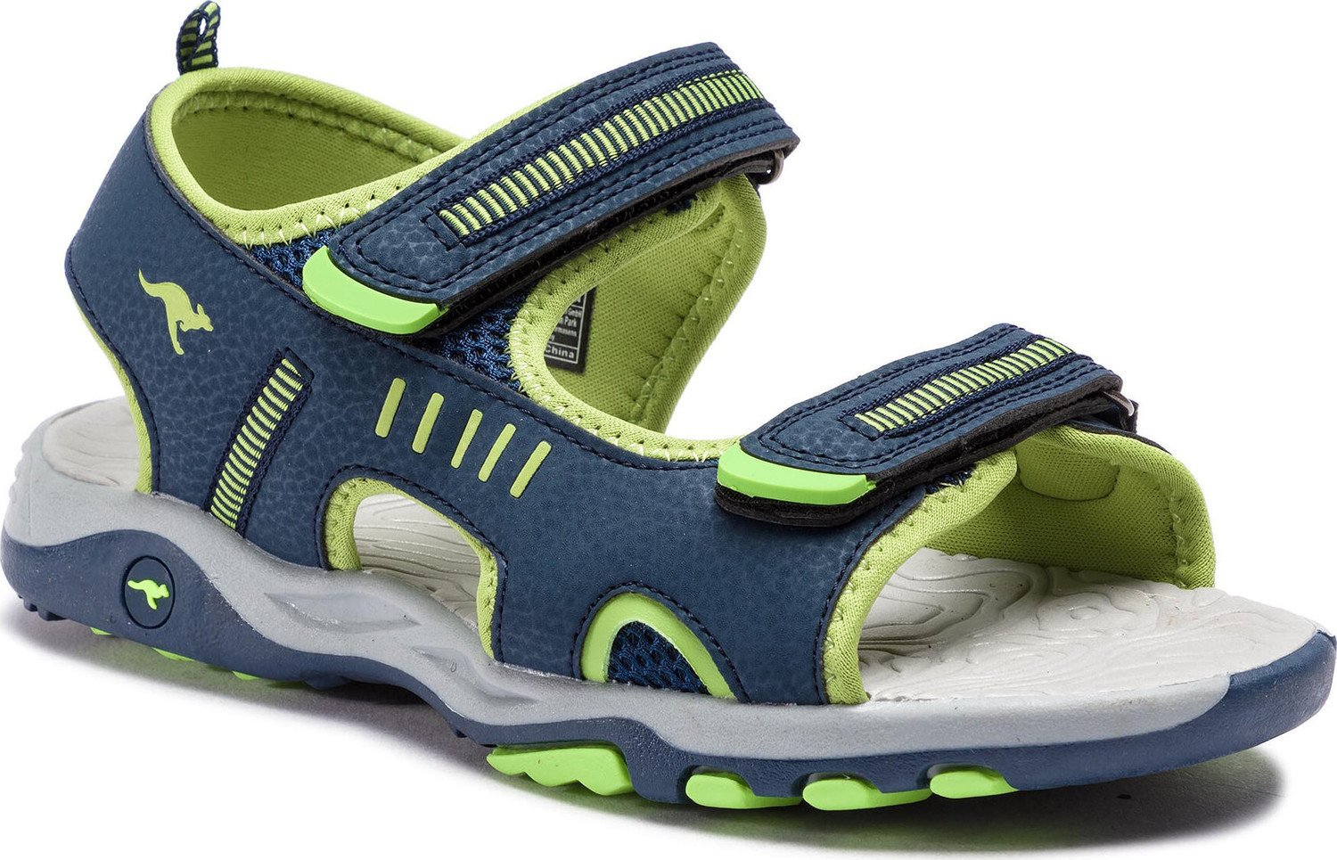 Sandály KangaRoos K-Logan 18338 000 4054 D Dk Navy/Lime