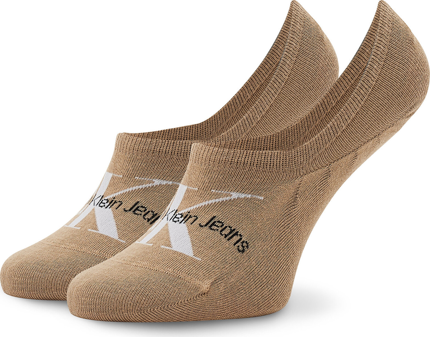 Dámské kotníkové ponožky Calvin Klein Jeans 701218751 Camel 008
