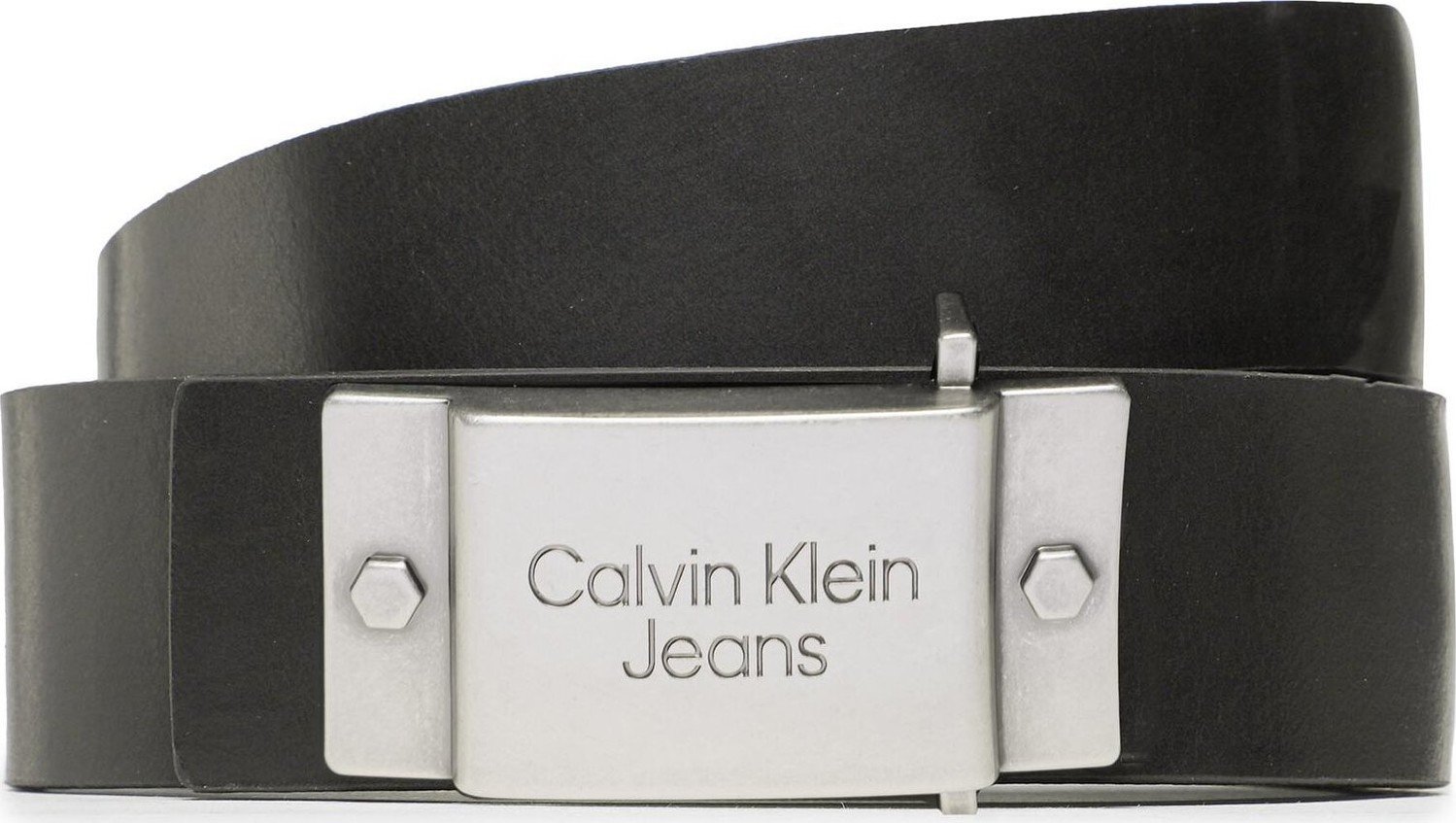 Pánský pásek Calvin Klein Jeans Plaque Lthr Belt 40mm K50K510474 BDS