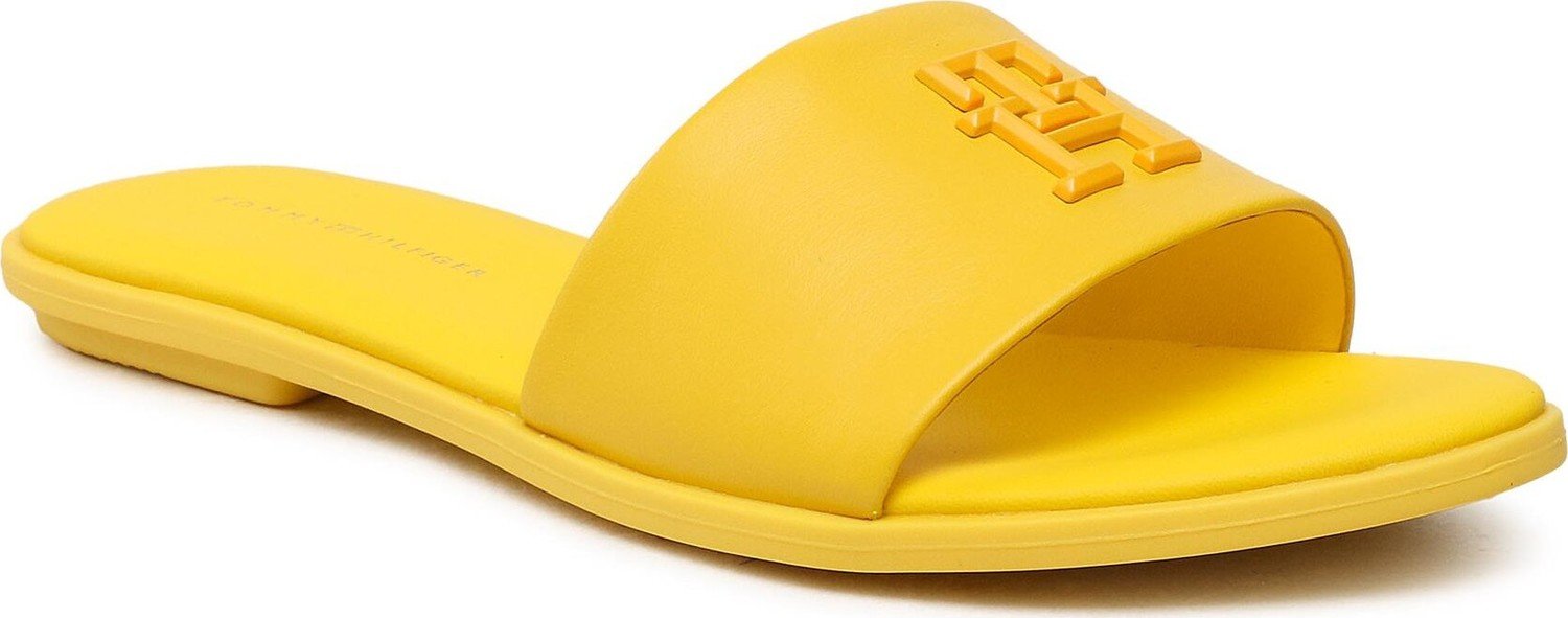 Nazouváky Tommy Hilfiger Th Pop Mule FW0FW07097 Vivid Yellow