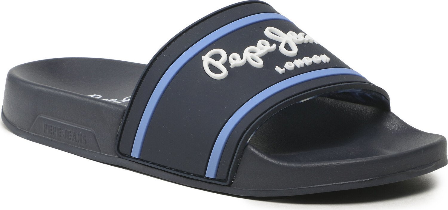 Nazouváky Pepe Jeans Slider Logo B PBS70054 Navy 595