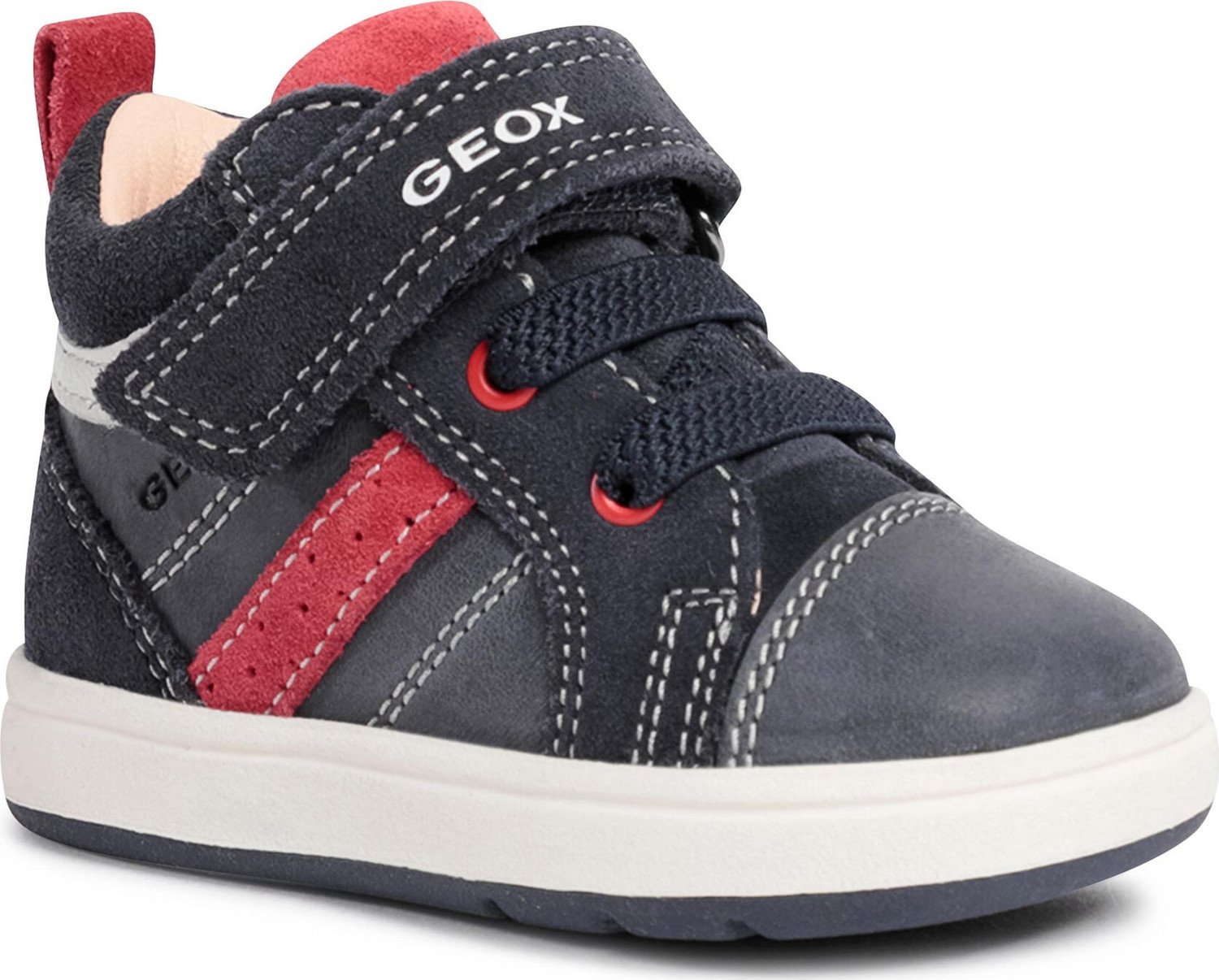 Kotníková obuv Geox B Biglia B. A B044DA 0CL22 C4244 Navy/Dk. Red