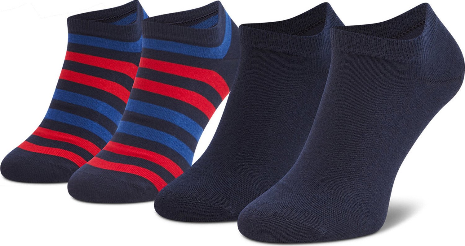 Sada 2 párů pánských nízkých ponožek Tommy Hilfiger 382000001 Tommy Original 085