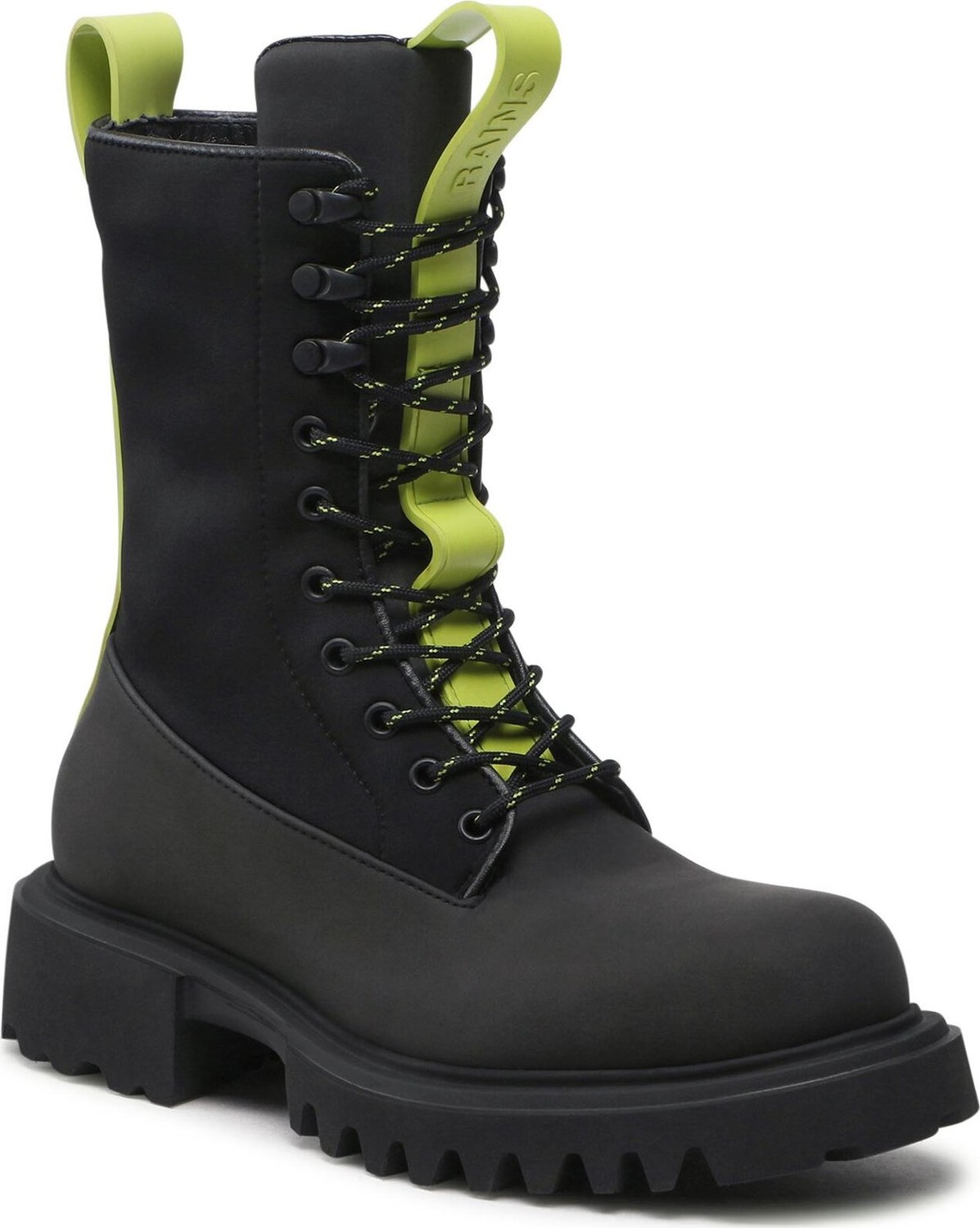 Turistická obuv Rains Show Combat Boot 22610 Black 01
