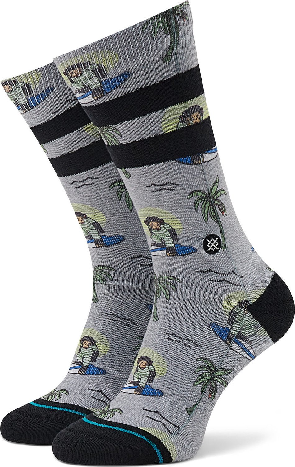 Klasické ponožky Unisex Stance Surfing Monkey A556A21SMK Grey