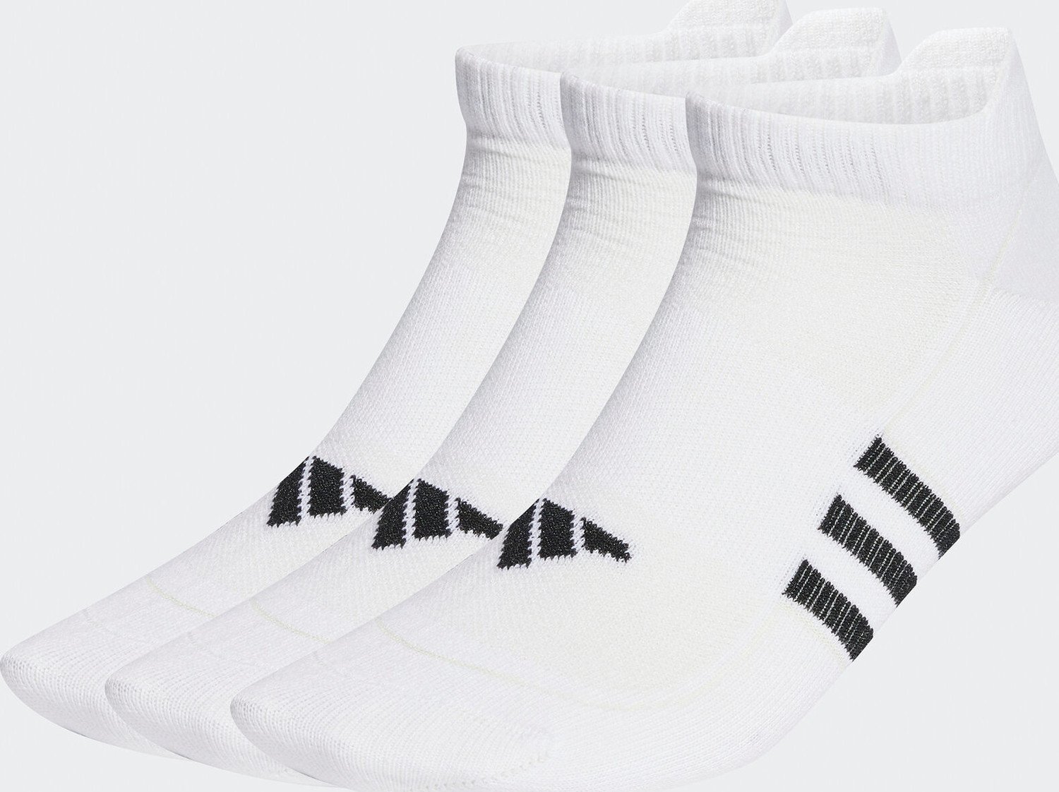 Klasické ponožky Unisex adidas Performance Light Low Socks 3 Pairs HT3440 white/white/white