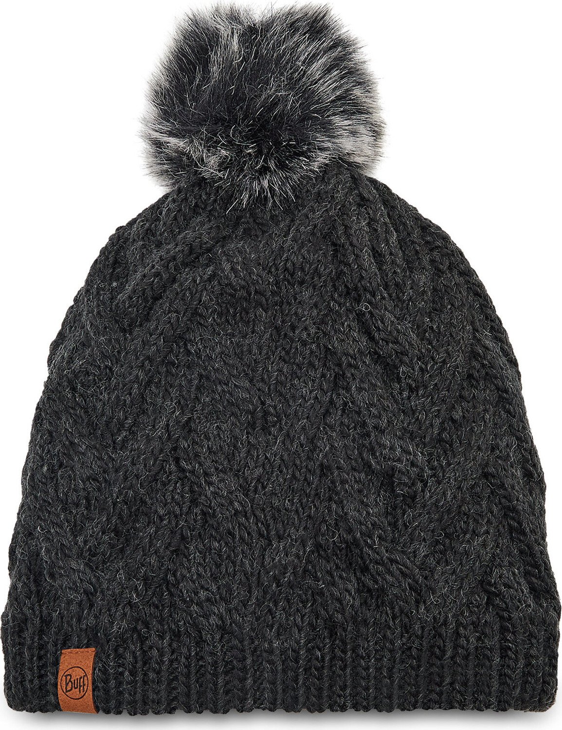 Čepice Buff Knitted & Fleece Hat 123515.901.10.00 Graphite