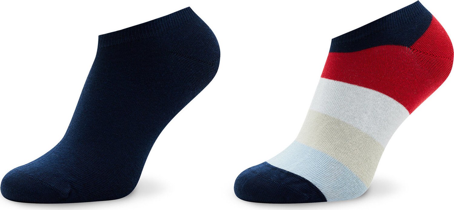 Sada 2 párů pánských nízkých ponožek Tommy Hilfiger 701222639 001