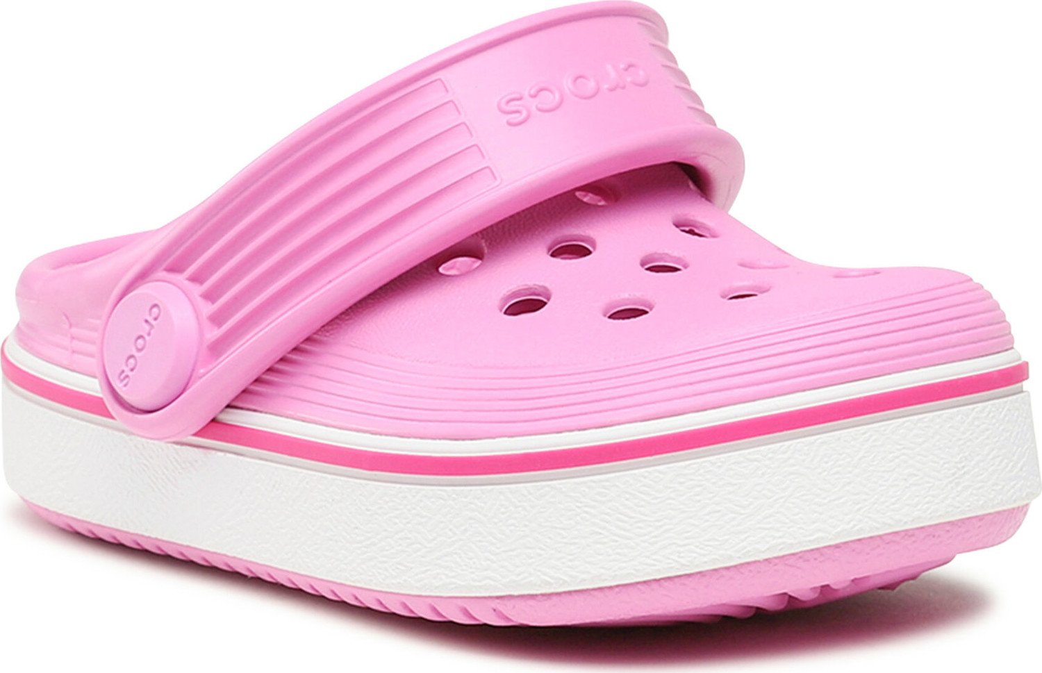 Nazouváky Crocs Crocs Crocband Clean Clog T 208479 Taffy Pink 6SW