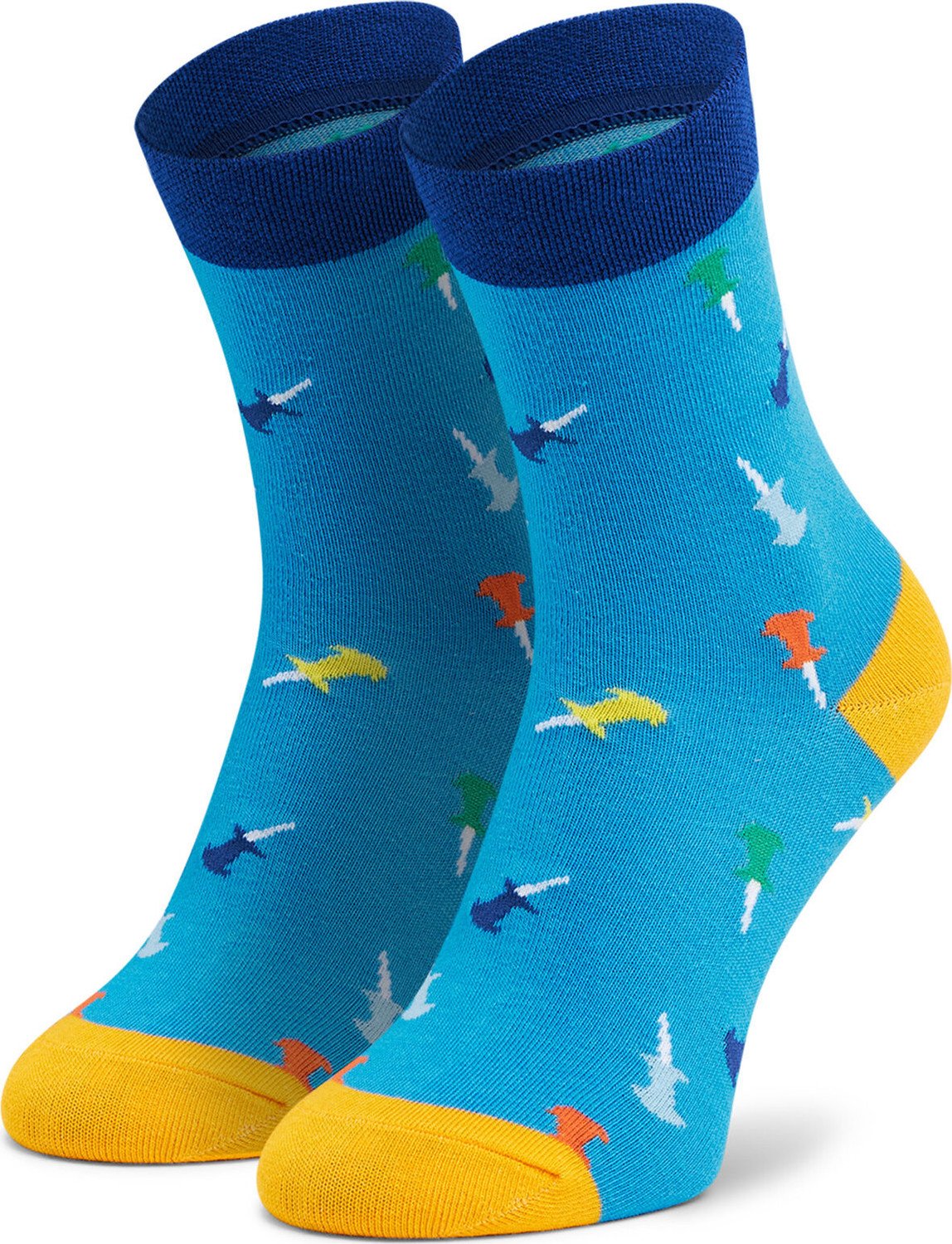 Klasické ponožky Unisex Dots Socks DTS-SX-427-N Modrá