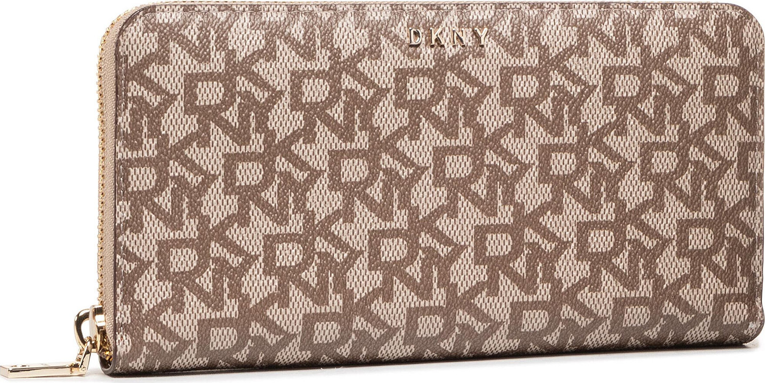 Velká dámská peněženka DKNY Bryant-New Zip Arou R831J658 Chino/Crml NHJ