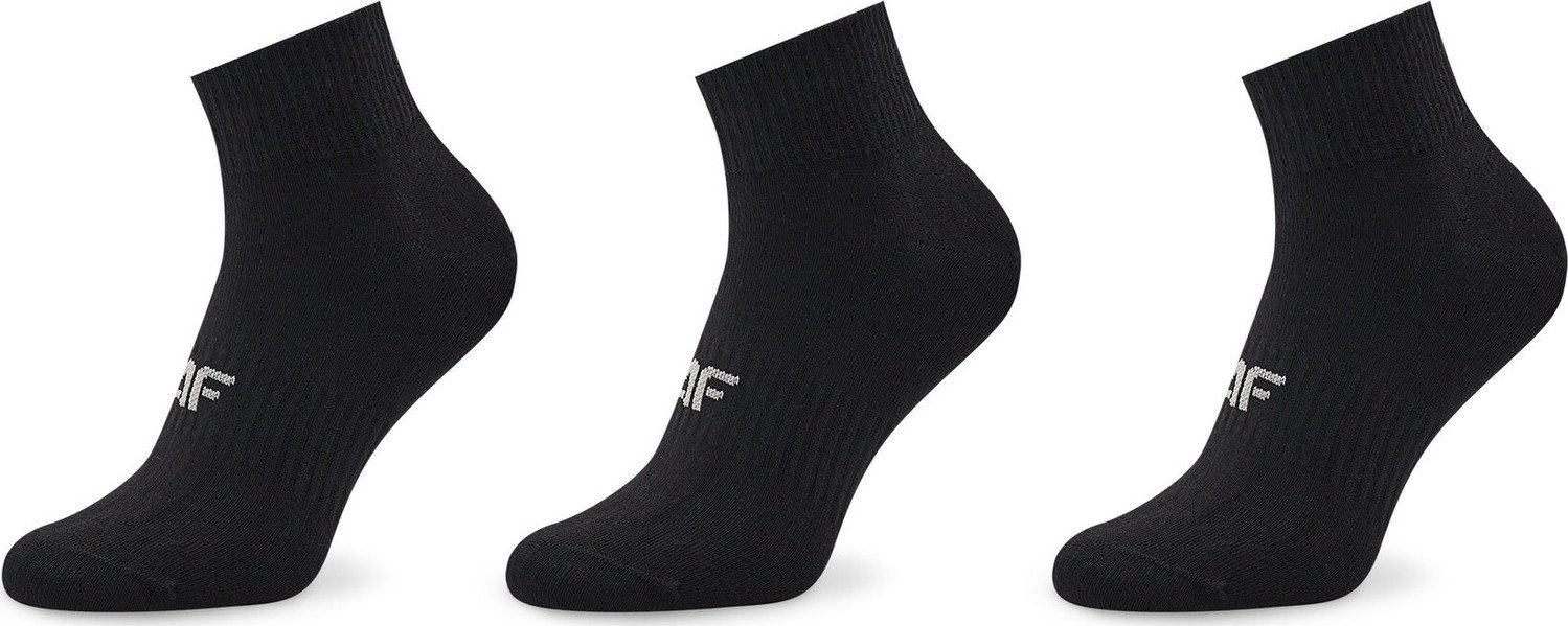 Sada 3 párů pánských vysokých ponožek 4F H4Z22-SOM302 20S