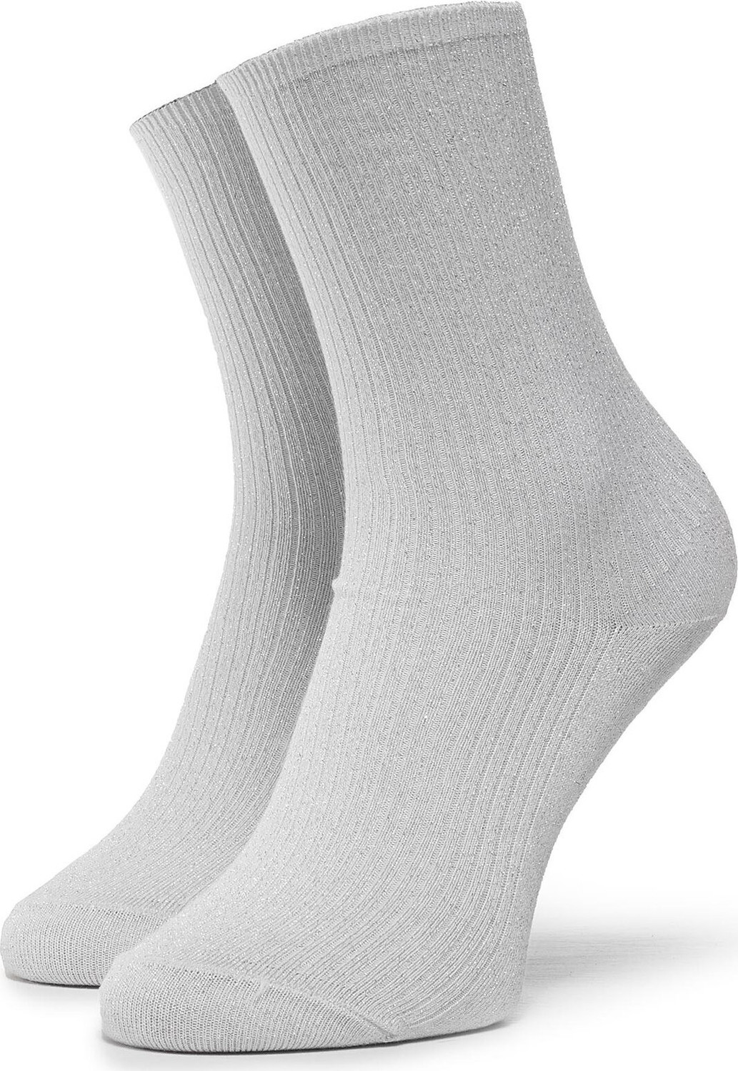 Dámské klasické ponožky Tommy Hilfiger 383016001 Silver 500