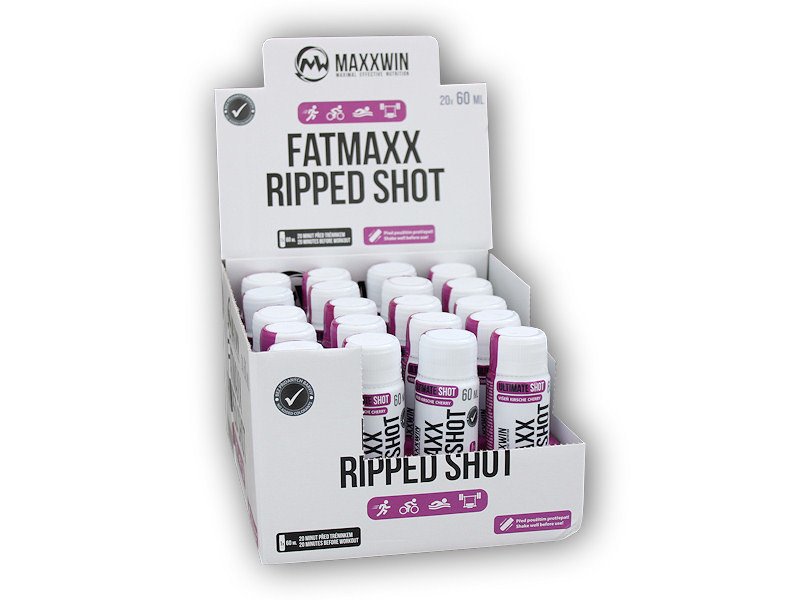 Maxxwin Fatmax ripped shot 20x60ml Varianta: pomeranč