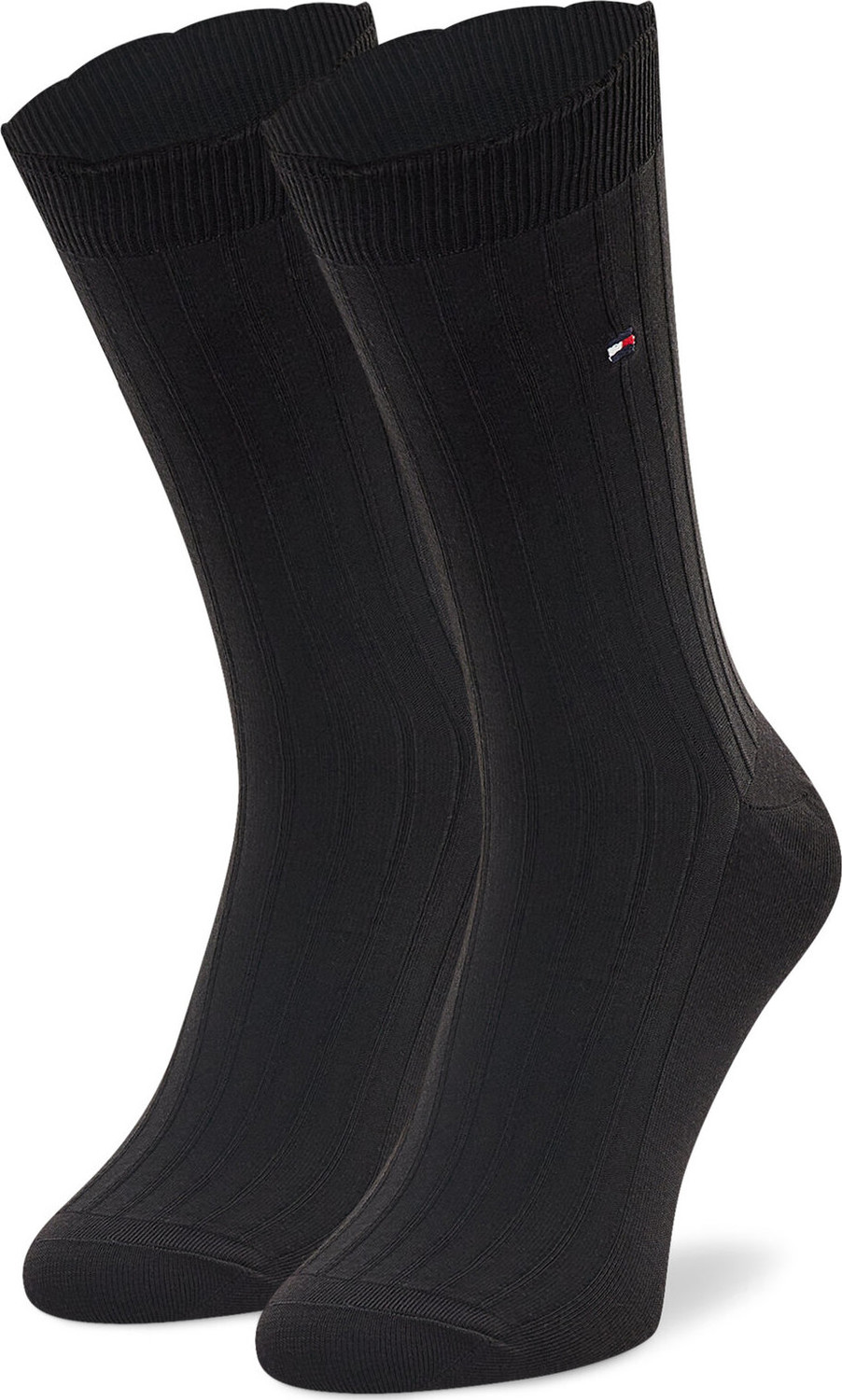 Dámské klasické ponožky Tommy Hilfiger 701220261 Black 002