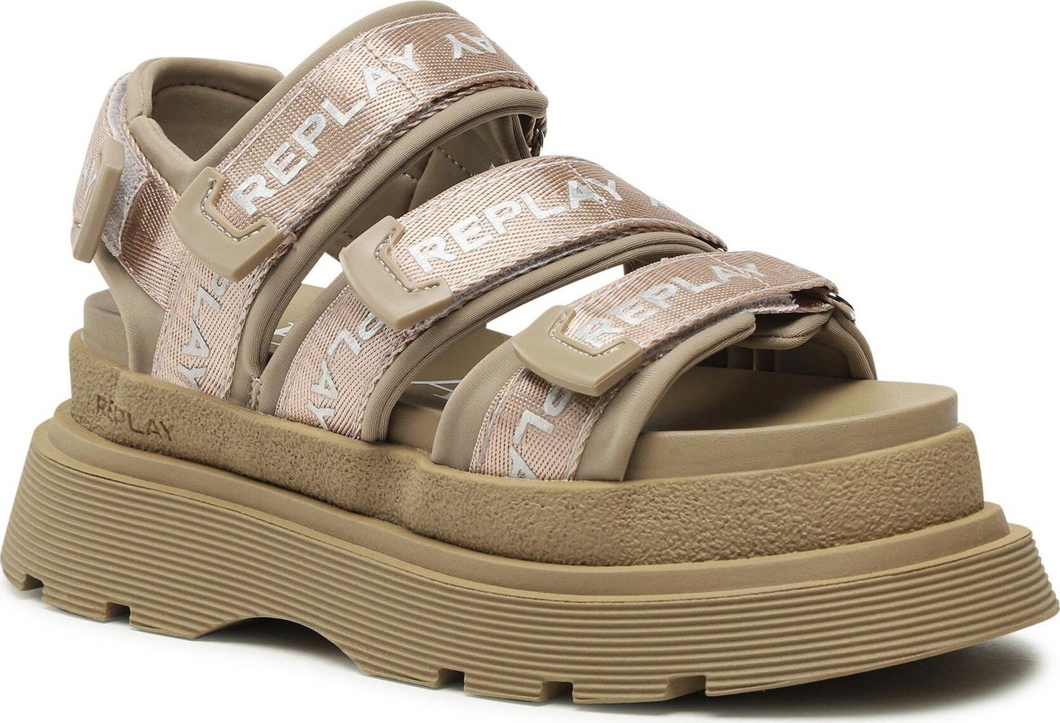 Sandály Replay Artic Sun GWL7.000.C0005T Taupe 0057
