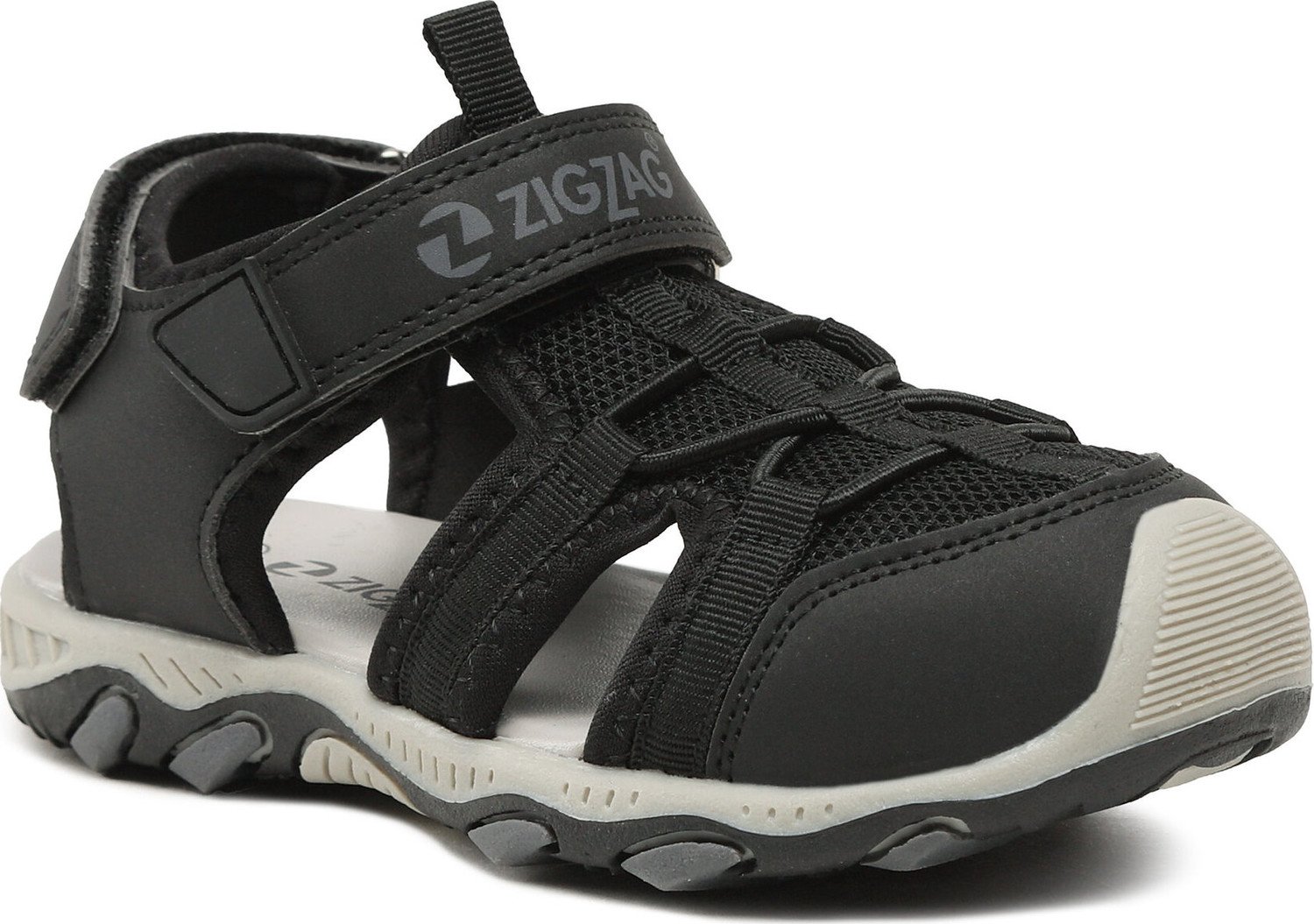 Sandály ZigZag Fipa Kids Closed Toe Sandal Z232270 1001 Black