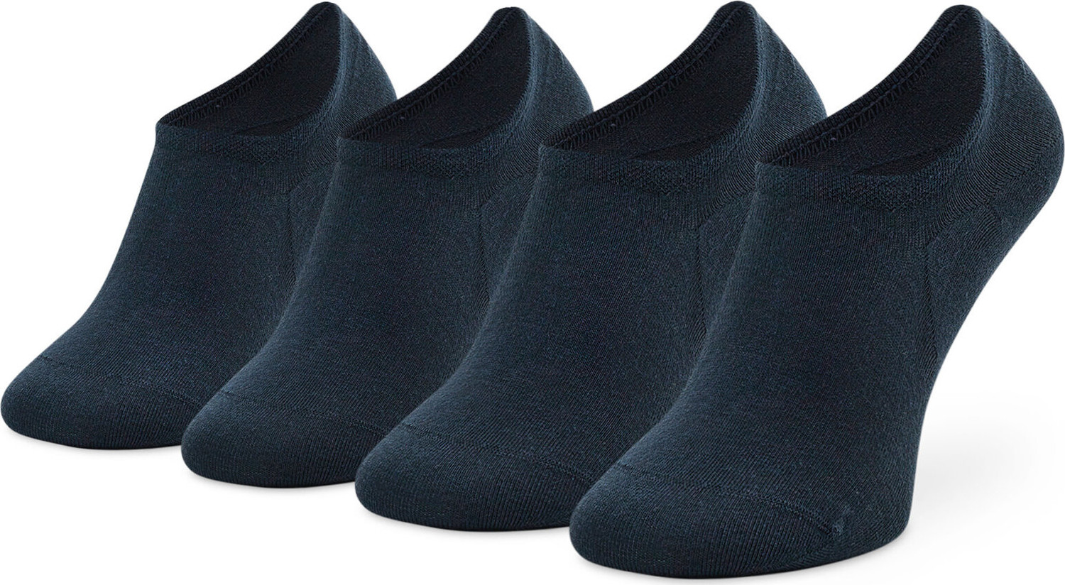 Sada 2 párů pánských nízkých ponožek Tommy Hilfiger 382024001 Navy 012