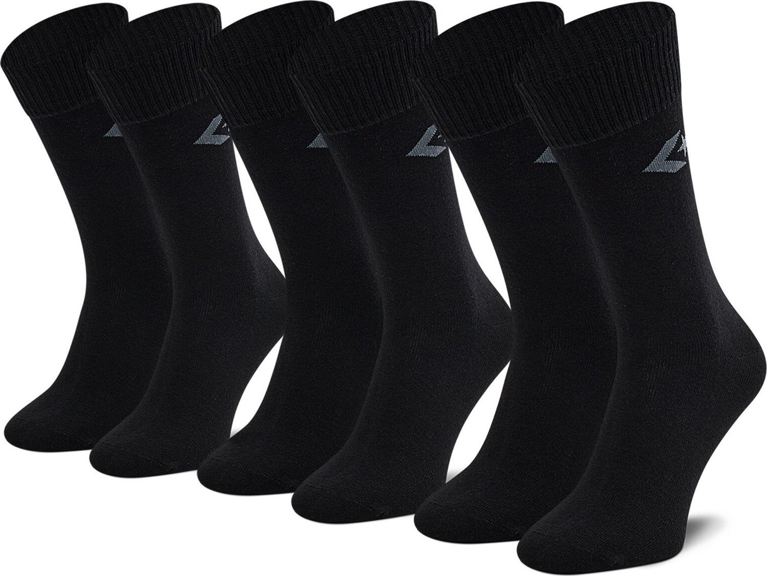 Sada 3 párů pánských vysokých ponožek Converse E745B-3010 r.39-42 Černá