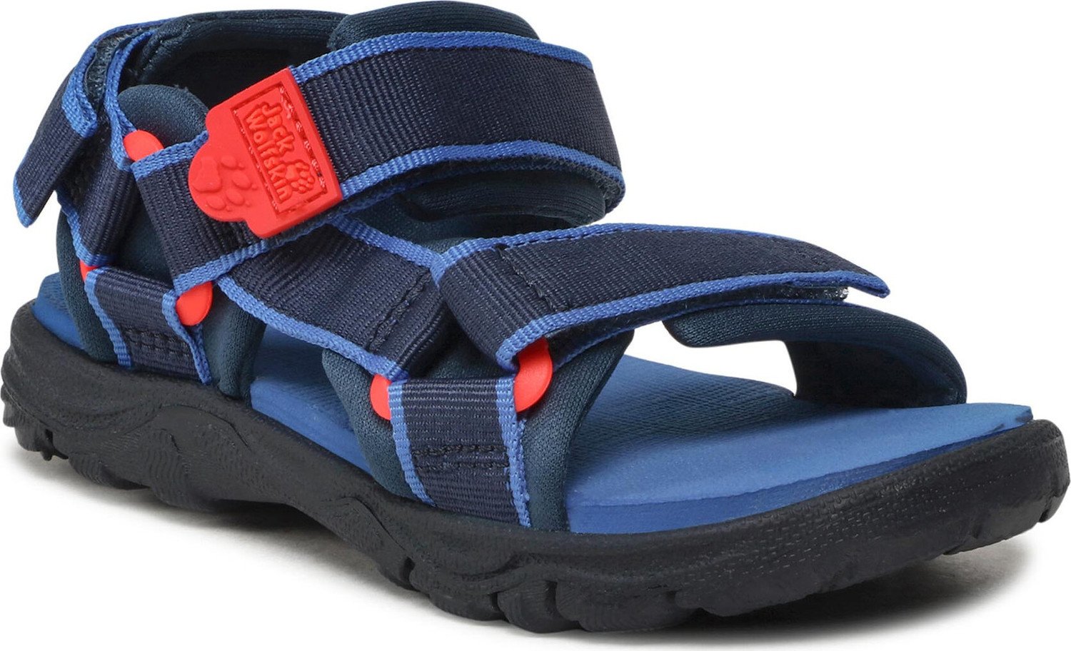 Sandály Jack Wolfskin Seven Seas 3 K 4040061 Blue/Red