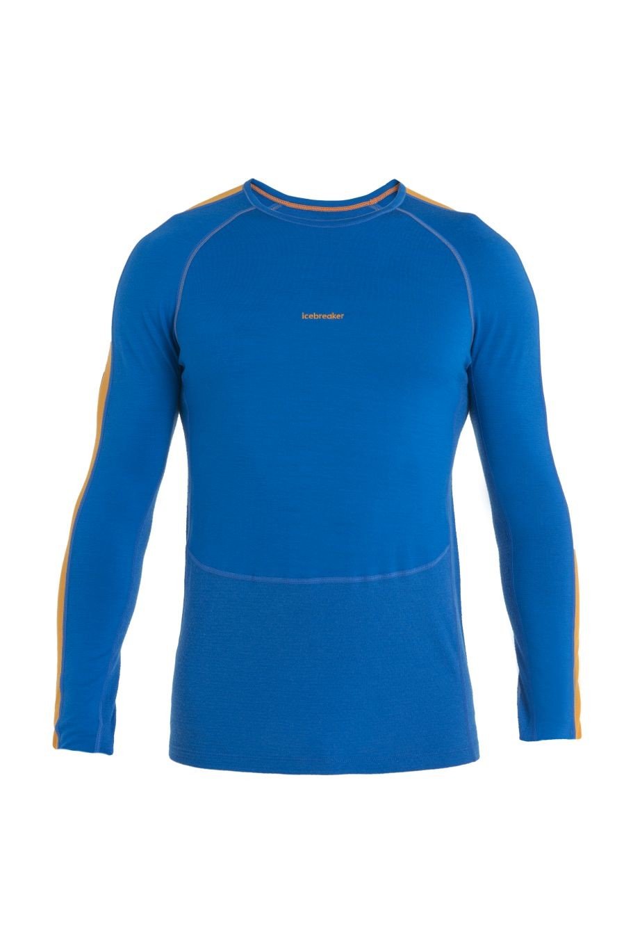 ICEBREAKER Mens ZoneKnit 200 LS Crewe, Lazurite/Solar velikost: S