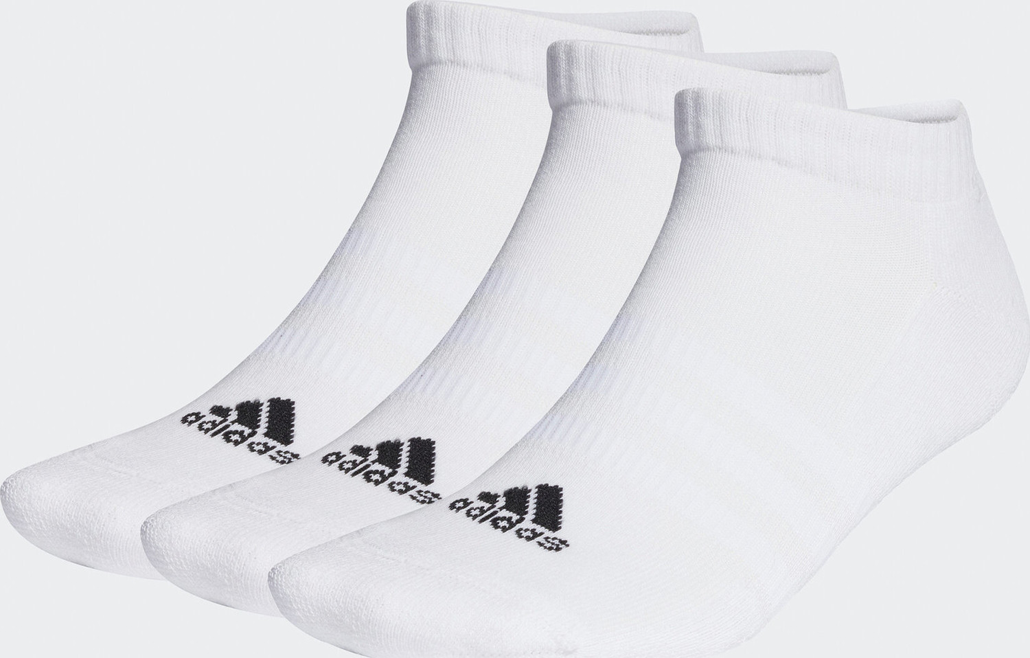Kotníkové ponožky Unisex adidas Cushioned Low-Cut Socks 3 Pairs HT3434 white/black