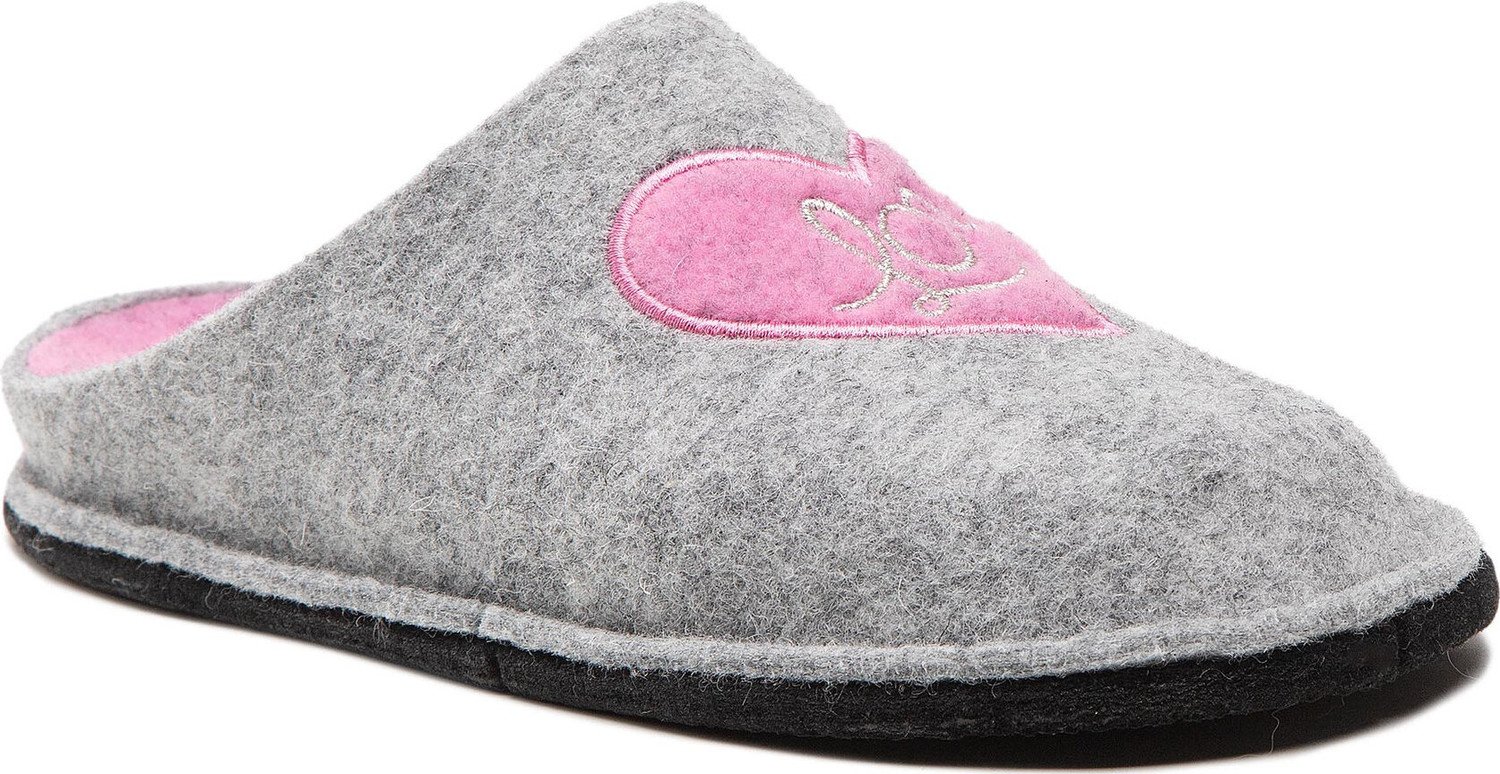 Bačkory Big Star Shoes KK276020 Lt.Grey/Pink