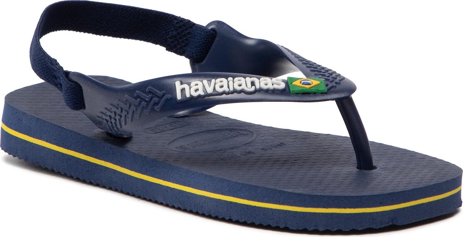 Sandály Havaianas Brasil Logo 41405773587 Marine/Yellow Cit