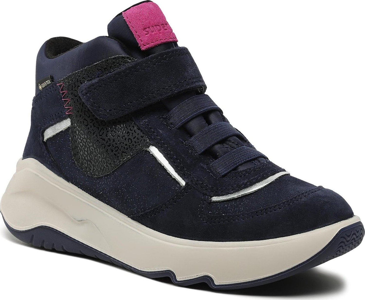 Kotníková obuv Superfit 1-000632-8010 M Blue/Pink