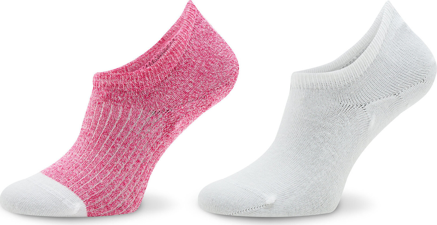 Sada 2 párů dámských ponožek Tommy Hilfiger 701222652 Light Pink 003