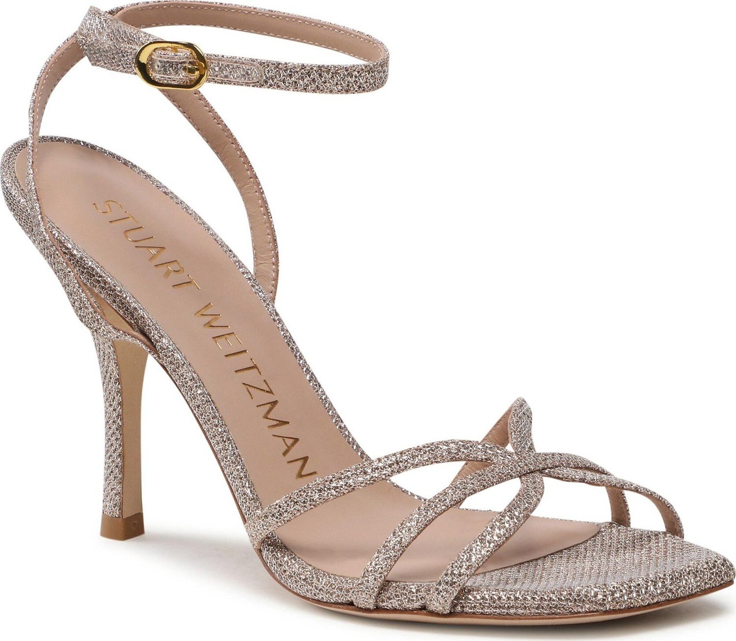 Sandály Stuart Weitzman Barelythere 100 San SE165 Poudre