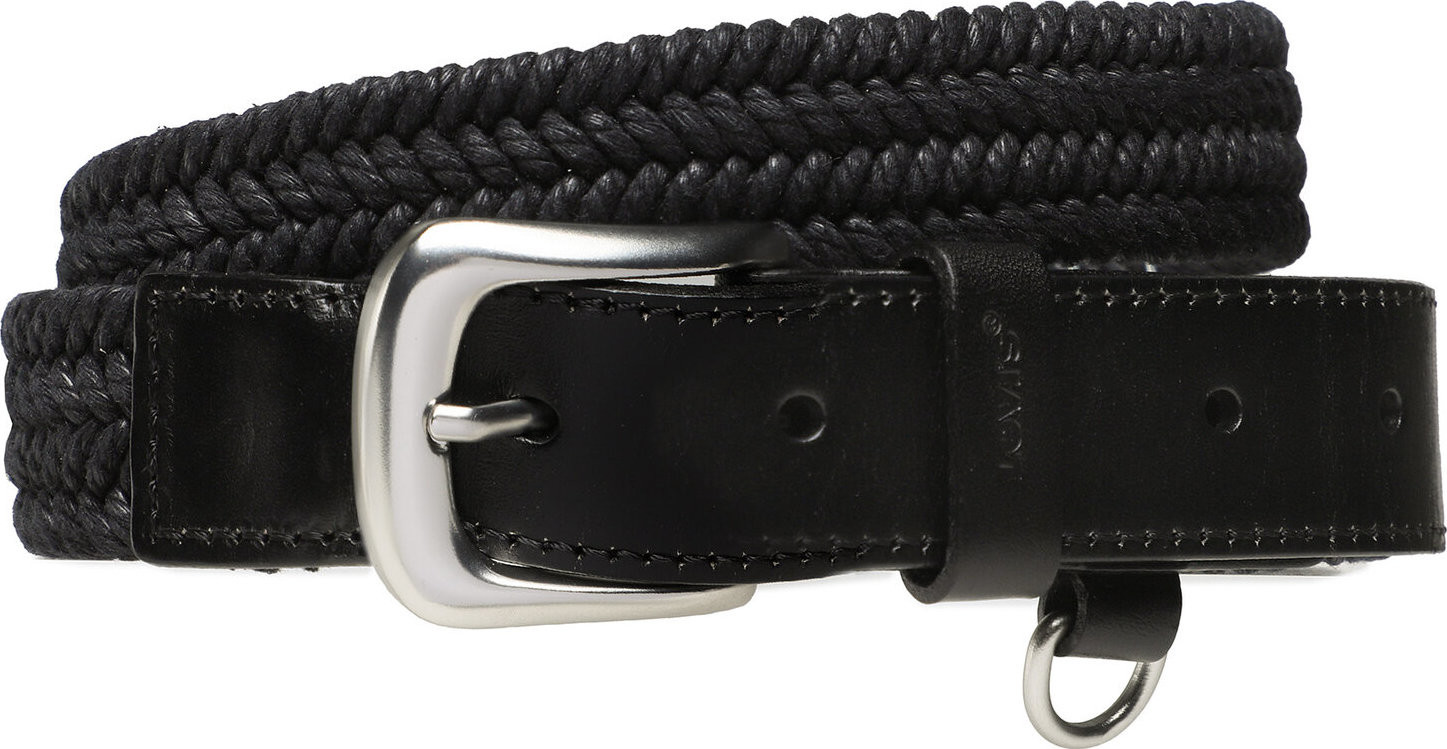 Pánský pásek Levi's® D7091-0001-59 Regular Black