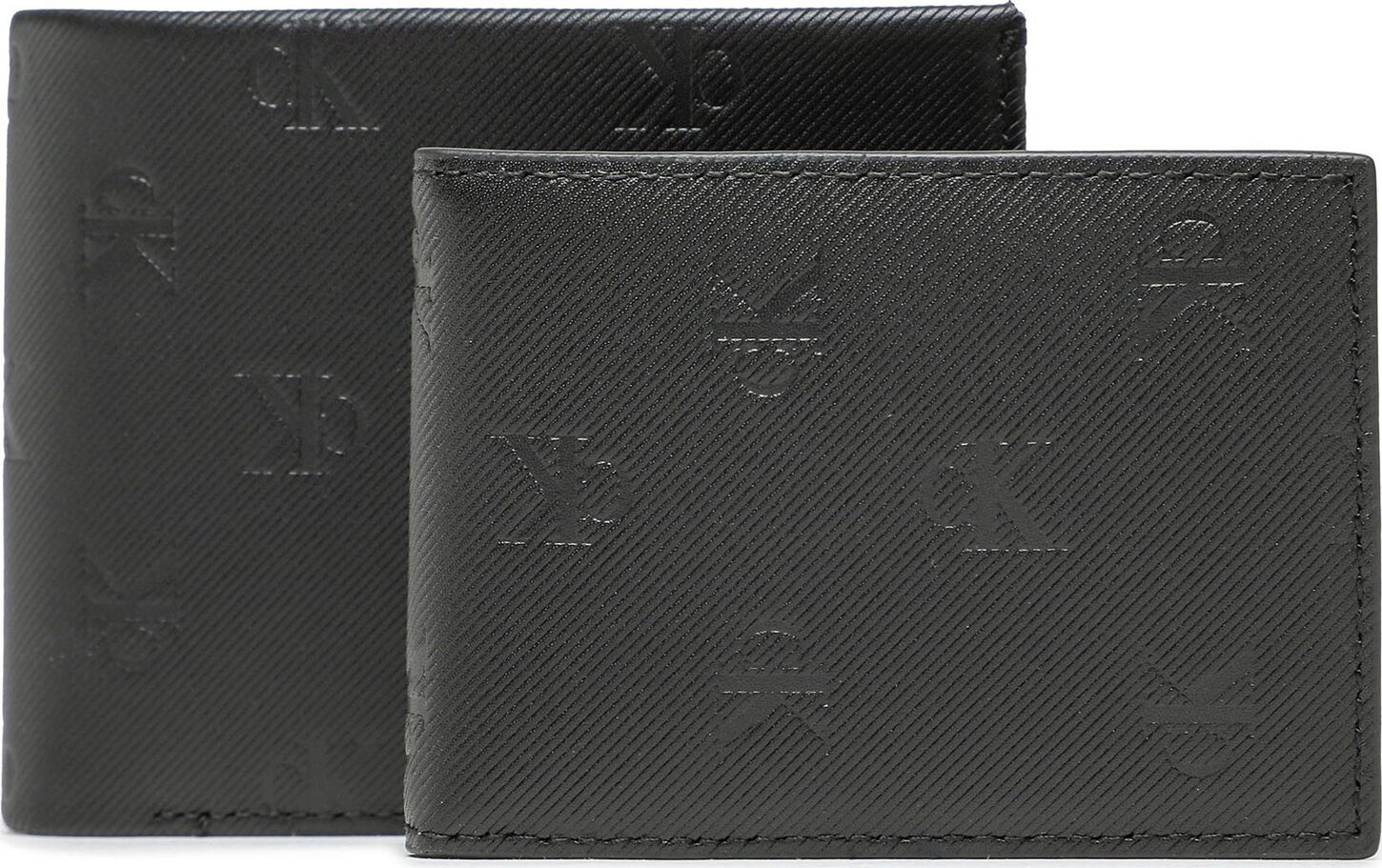Velká pánská peněženka Calvin Klein Jeans Monogram Soft Bifold+Card Aop K50K510438 0GJ
