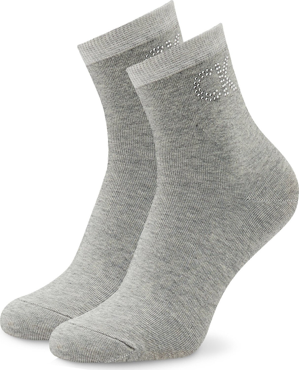 Dámské klasické ponožky Calvin Klein Jeans 701218782 Light Grey Melange 003