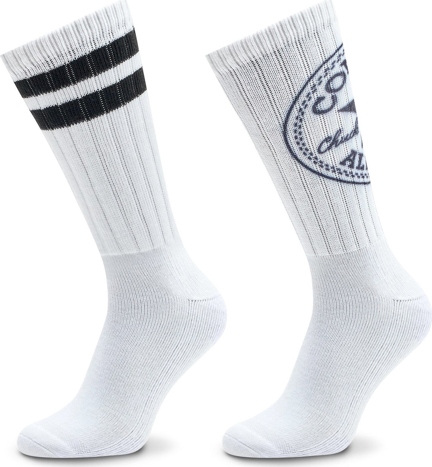 Sada 2 párů pánských vysokých ponožek Converse E744W 2020